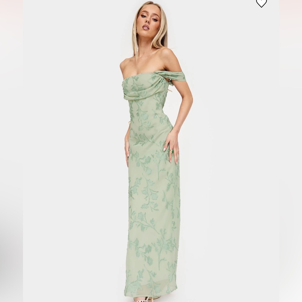 Princess Polly Azure Off the Shoulder Dress